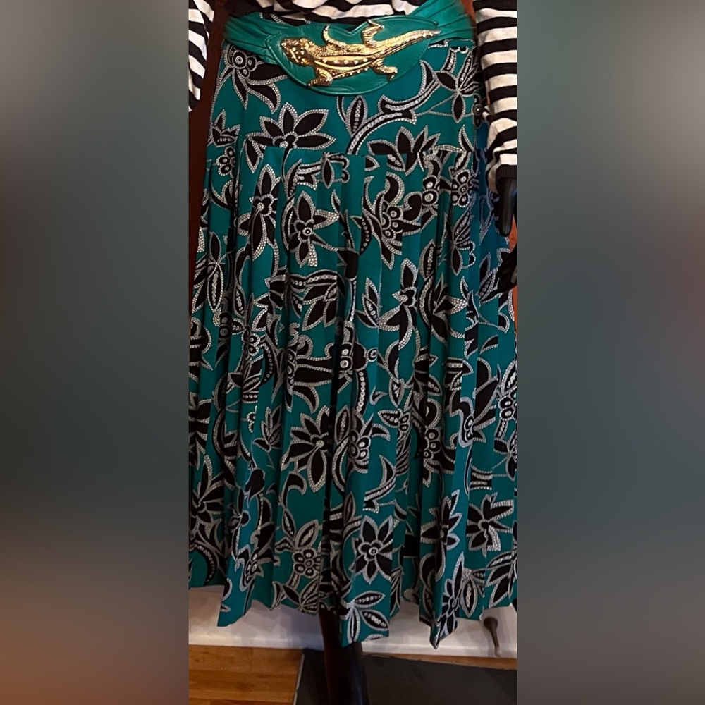 European designer midi skirt